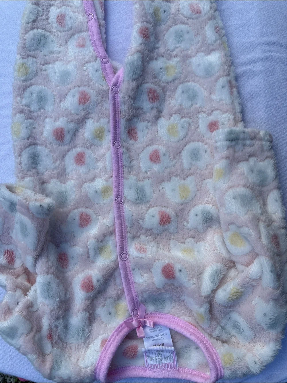Cozy Fleece Baby Footed Pajama Bundle - Pastel (45)
